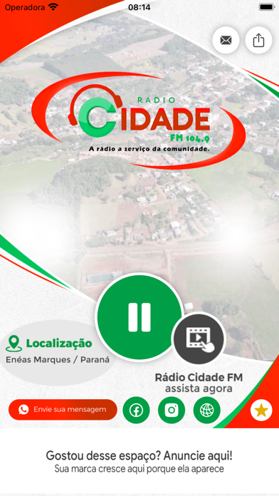 Radio Cidade 104.9 - ENEAS FM Screenshot