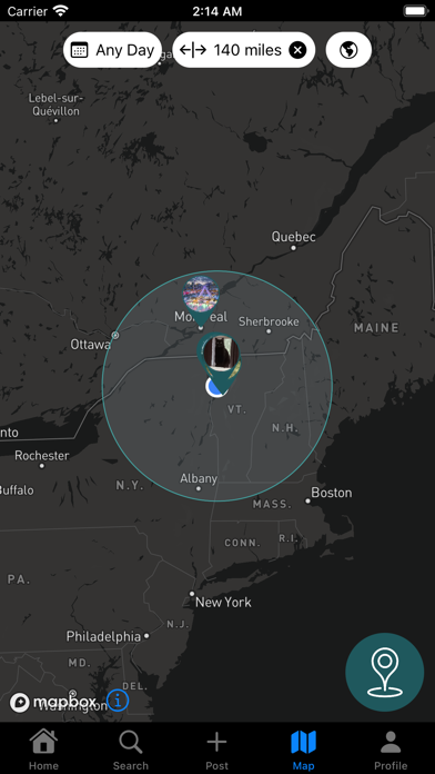 Locality: Social Media Screenshot