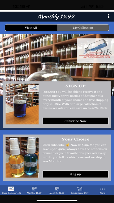 Herborganicoils Screenshot