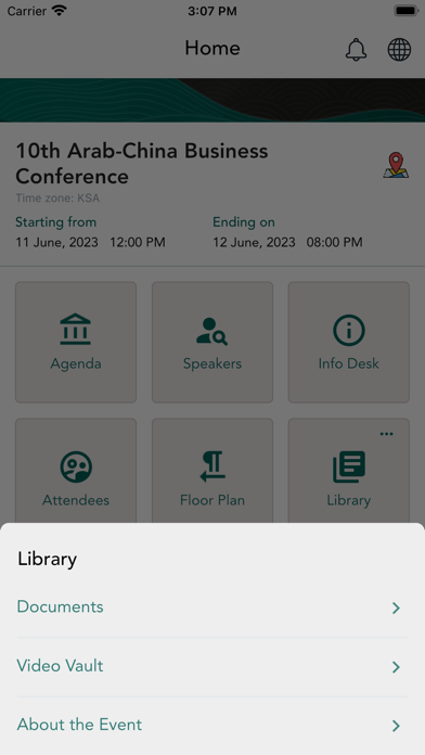 Arab-China Business Conference Screenshot
