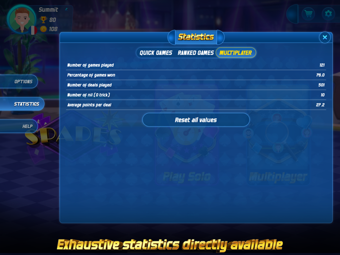 Spades card game online