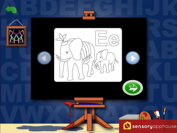 Sensory Alphabet Paint