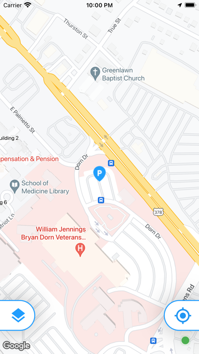 Dorn VA Parking Screenshot