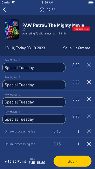 CineStar Cinemas Kosovo Screenshot