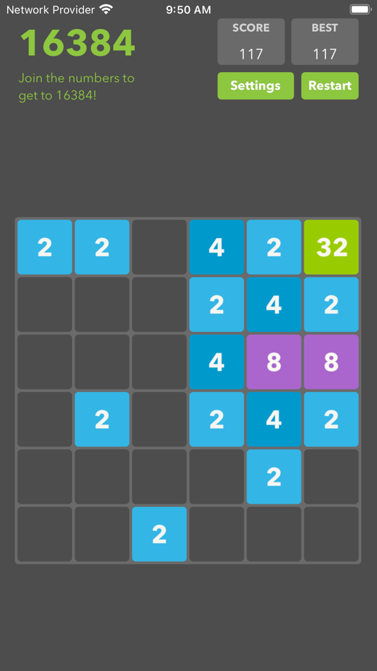 #1. 2048 • (iOS) 由: Ramiz Kichibekov