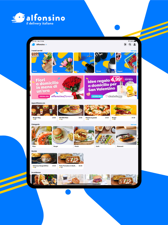 Alfonsino Delivery italiano
