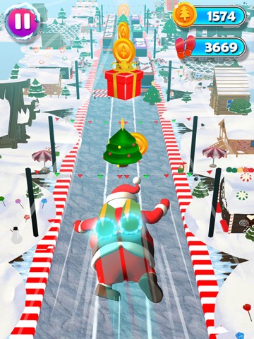 Santa Run - Christmas Gameのおすすめ画像2