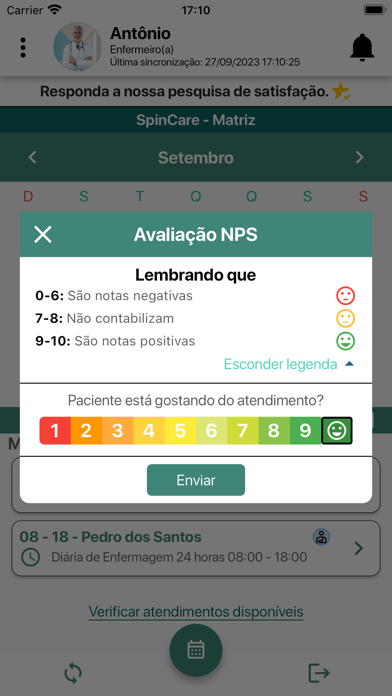 Screenshot #2 pour SpinCare App