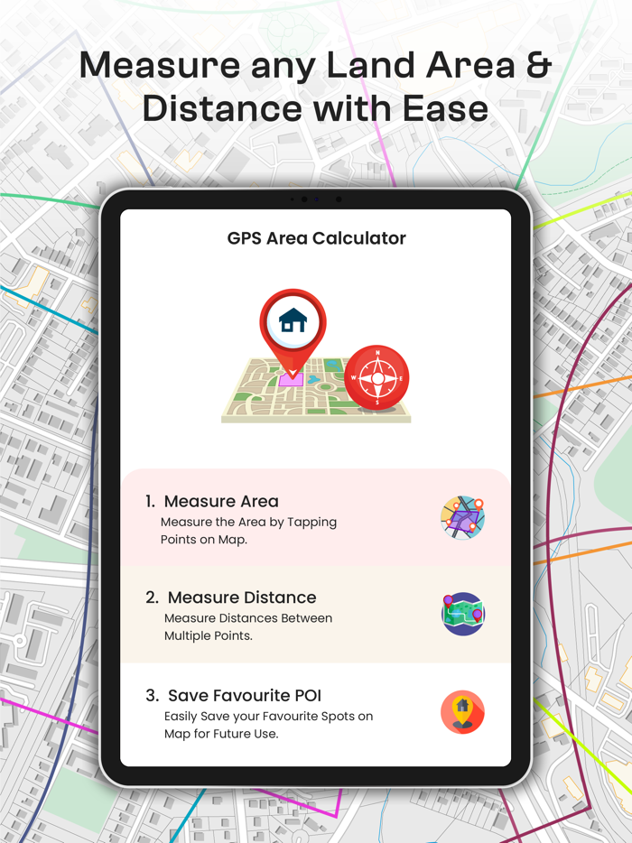 Measure and Map GPS Land Area