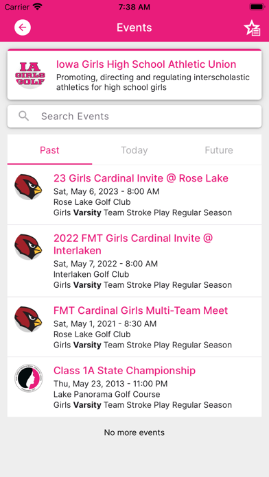 IA Girls Golf Screenshot