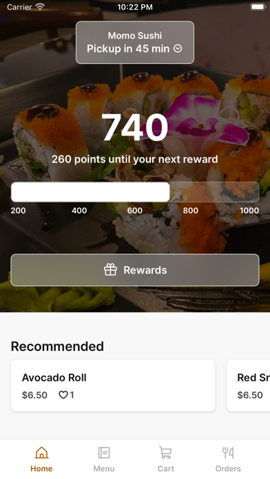 Momo Sushi and Grill Screenshot