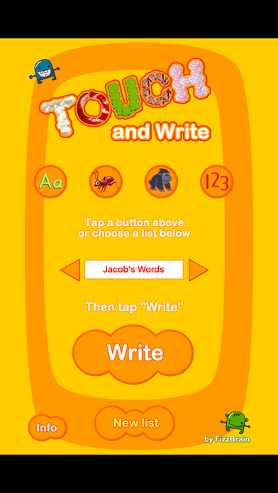 Touch and Write Screenshot