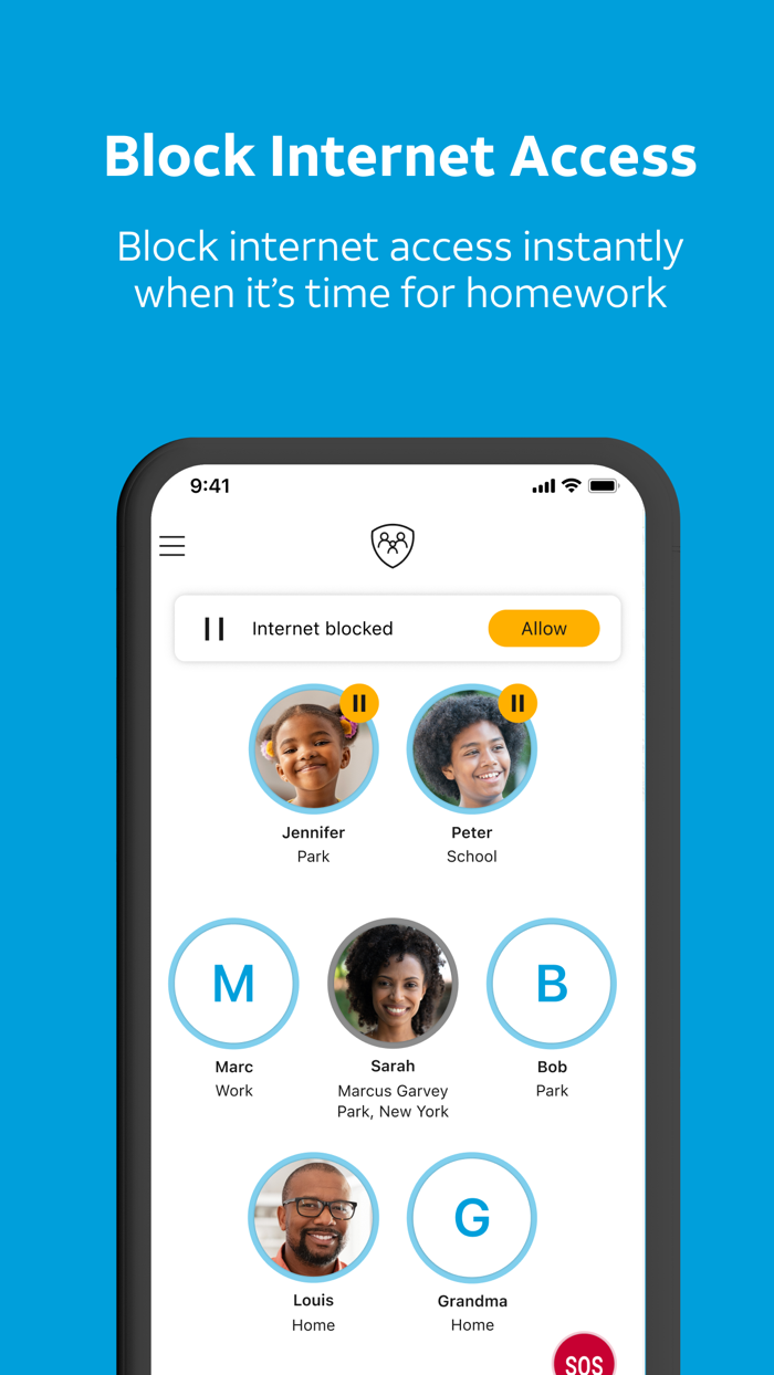 ATandT Secure Family® parent app
