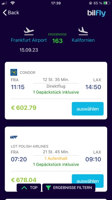 BilFly Screenshot