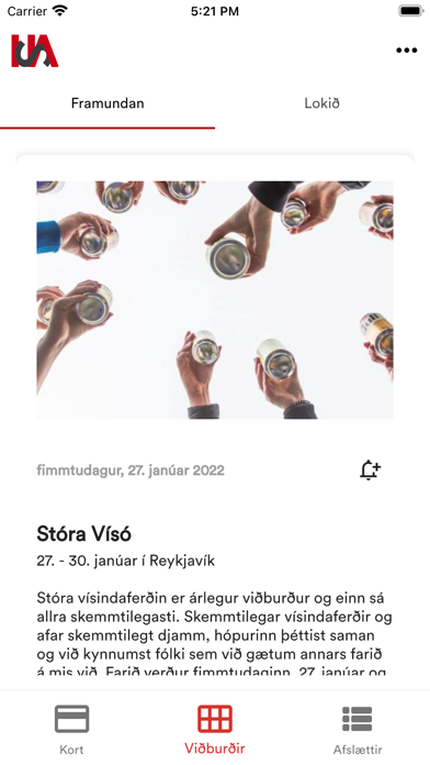 Stúdentafélag HA Screenshot