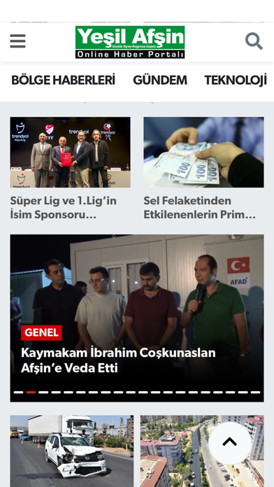 Yeşil Afşin Gazetesi Screenshot