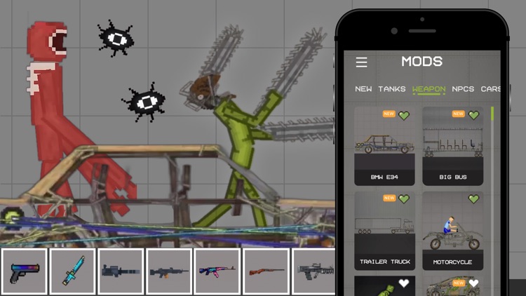 Mods for Melon Playground 2D