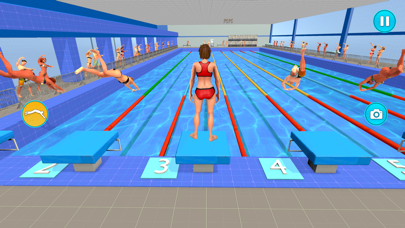 Swimming Pool Water Flip Race Screenshot
