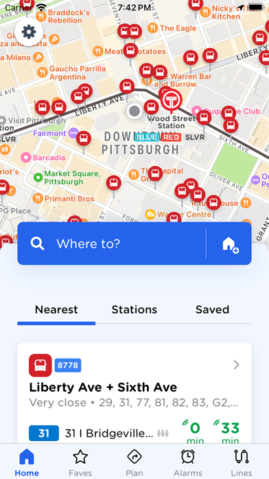 Pittsburgh PRT Transit Screenshot