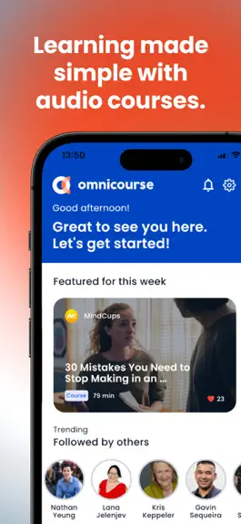 Game screenshot Omnicourse — Audible Learning mod apk