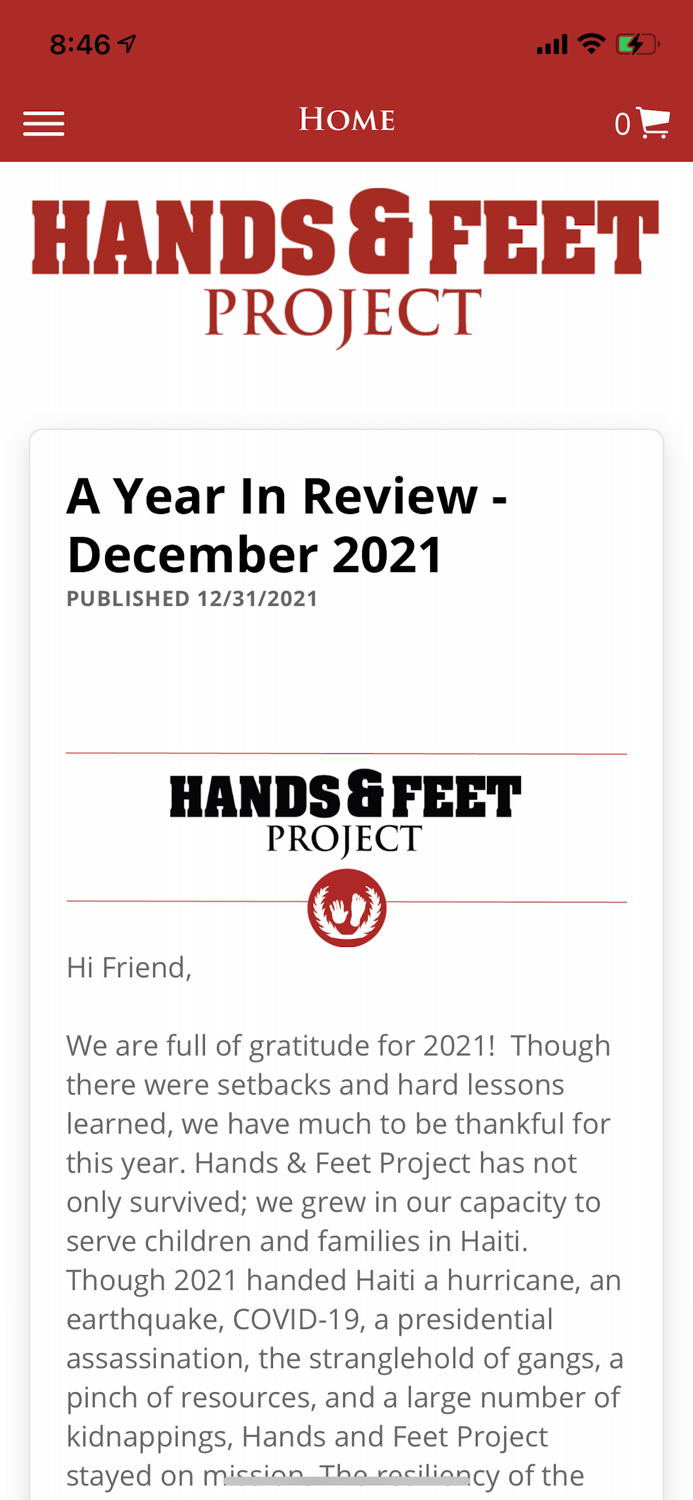 Hands and Feet Project