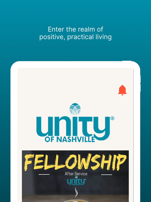 Unity of Nashville iPad screenshot 1 - Lifestyle app