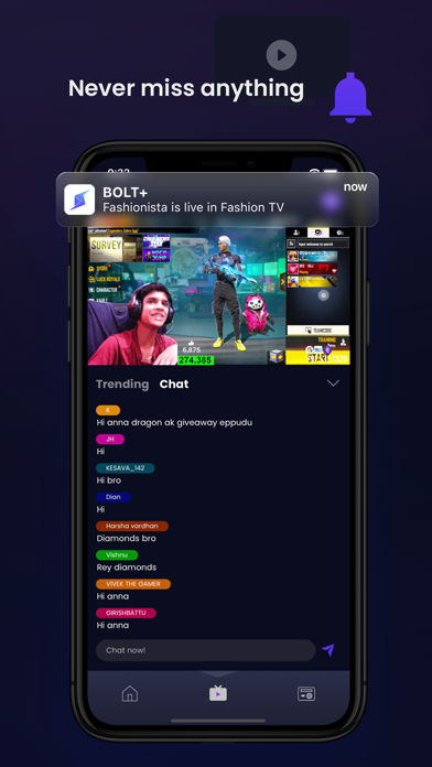 BOLT+ : Live TV and Radio Screenshot