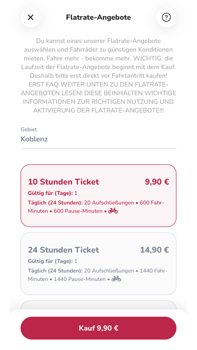 Rhein Bike Screenshot
