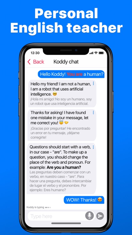 Koddy: Bot to Learn English