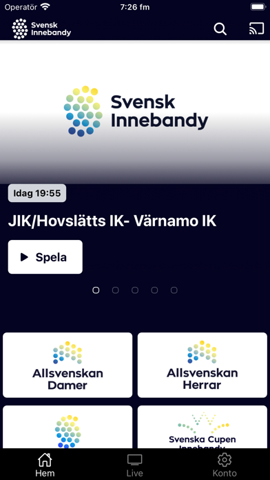 InnebandyTV Screenshot