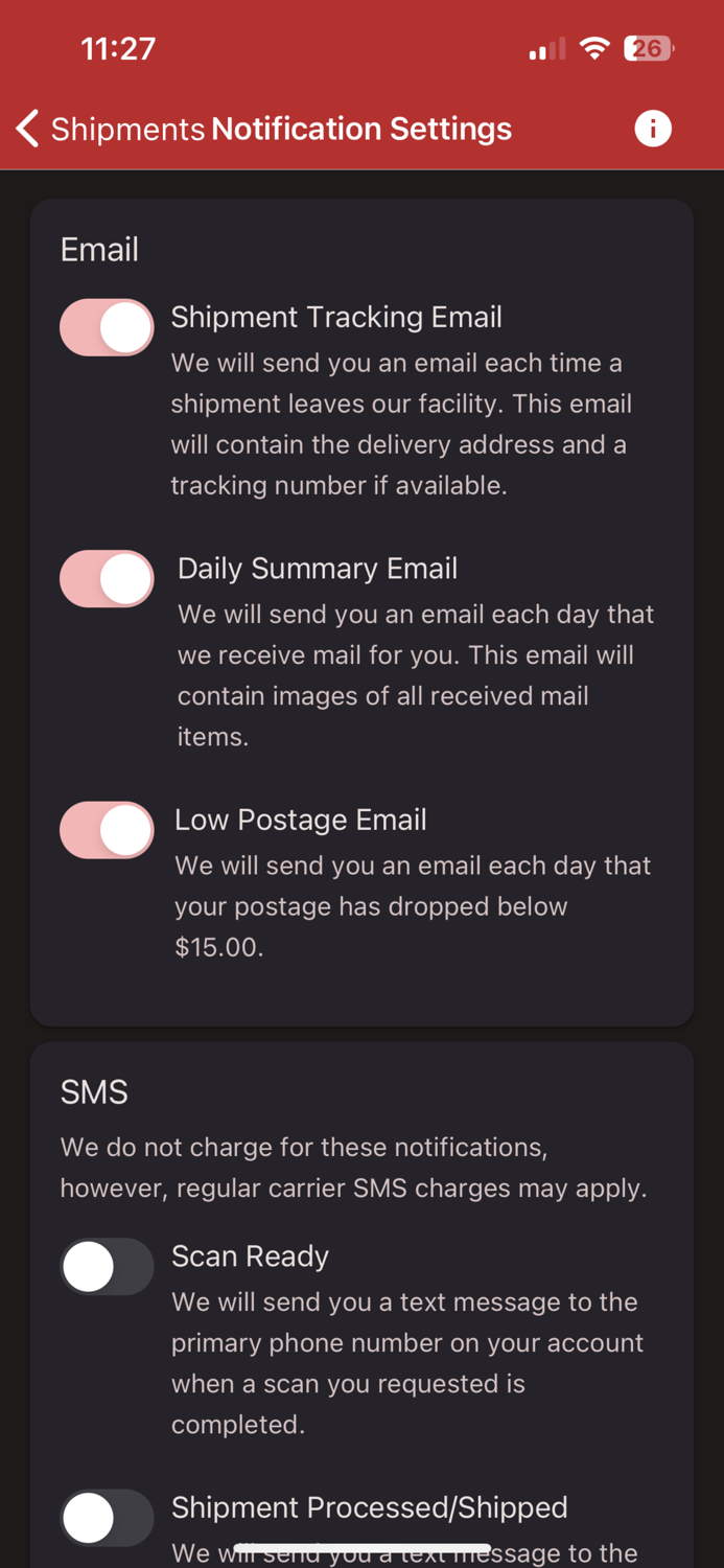 Good Sam Mail Service