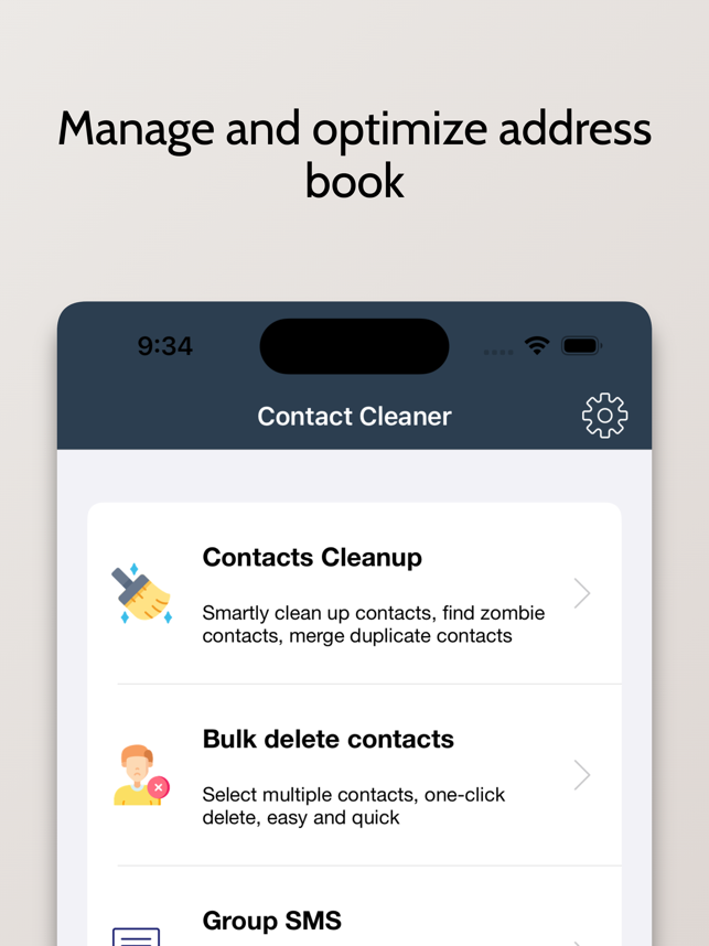 ‎Contacts Manager-Fast Screenshot