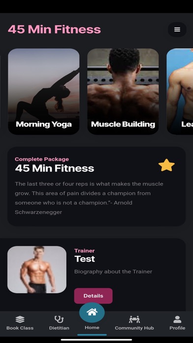 45Min Fitness Screenshot