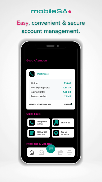 mobileSA Screenshot