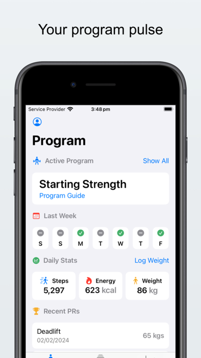 Lifts: Weight-training tracker Screenshot