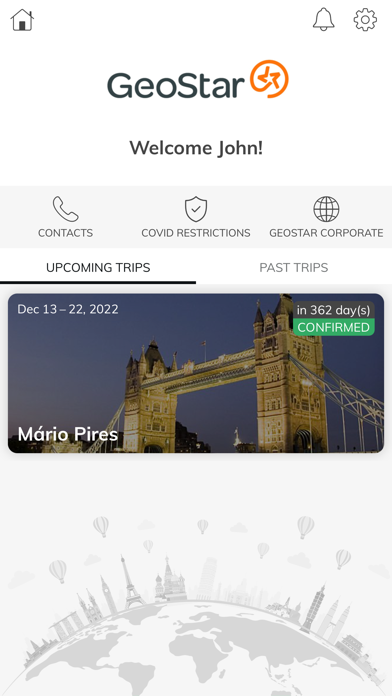 GeoStar Trip - My itinerary Screenshot