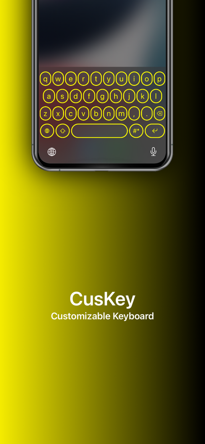 CusKey Customizable Keyboard