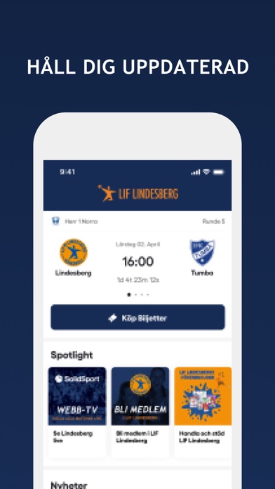 Lindesberg Handboll Screenshot