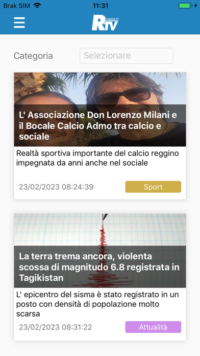 Reggio TV Screenshot