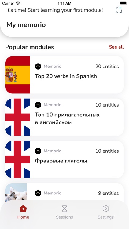 Memorio - Learn Words screenshot-3