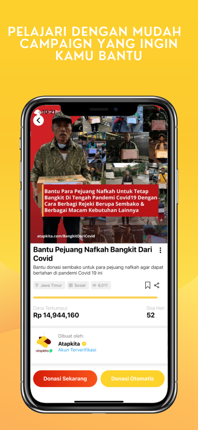 Atapkita Galang Dana and Donasi