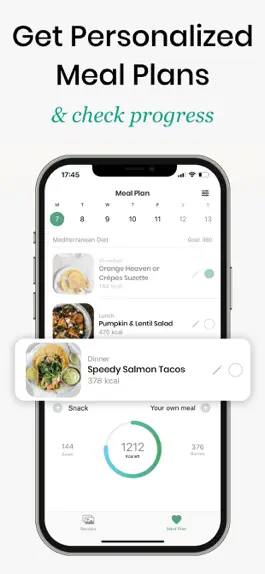 Game screenshot GREENY Healthy Diet Meal Plans apk