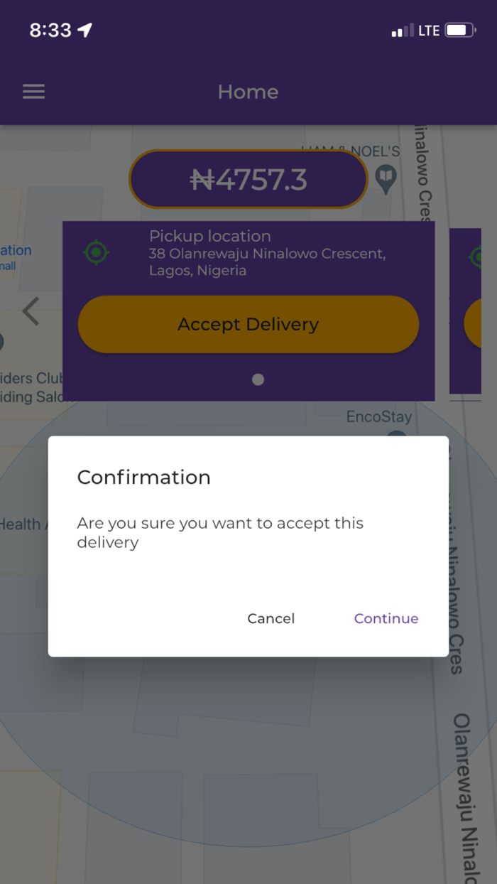 Velocity Dispatch Rider App