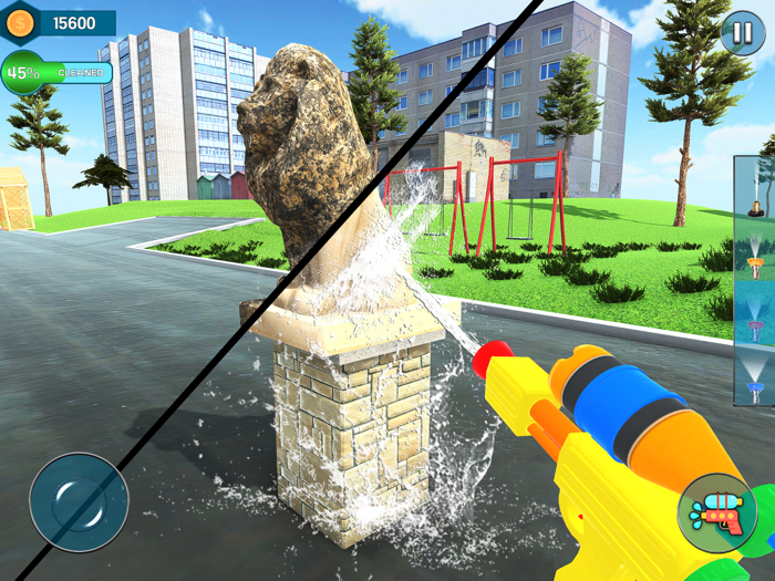 Power Wash Gun Games Simulator