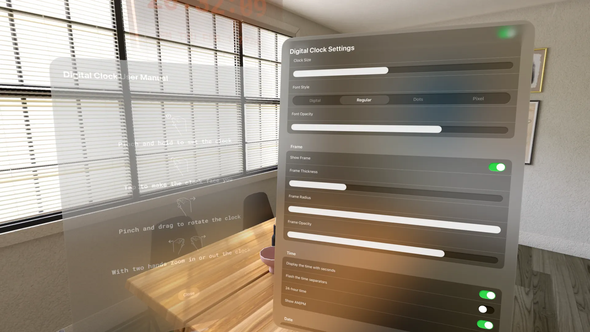 Digital Clock XR screenshot 4