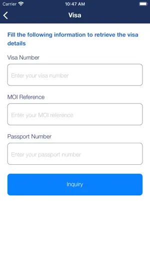 Kuwait Visa screenshot 3