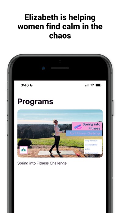 Elizabeth Woolwine Fitness Screenshot