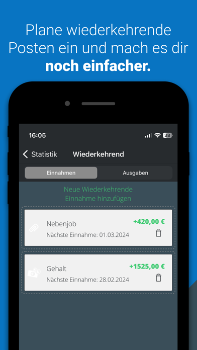 mein Budget -Ausgaben im Griff Screenshot