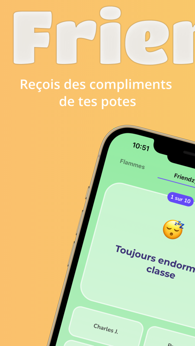 Screenshot #3 pour Friendzy, sondages entre amis