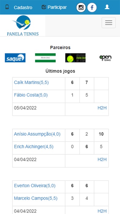 Panela Tennis Screenshot